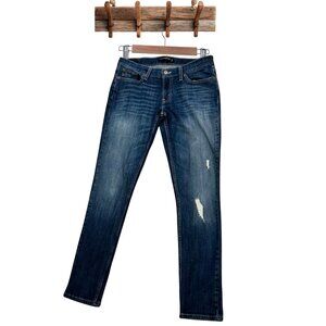 Levis 524 Jeans Skinny Too Superlow Stretch Dark Wash Low Rise 9M